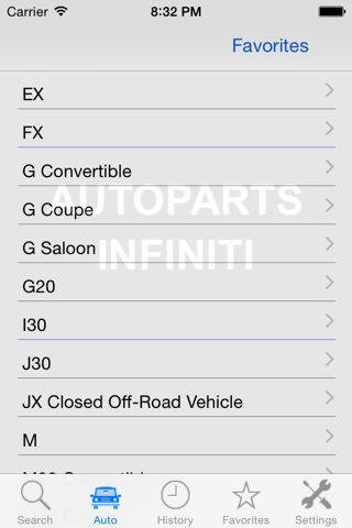 Autoparts for Infiniti screenshot 4