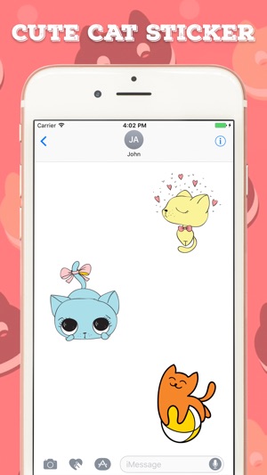 Cute Cat Chat Funny Stickers(圖4)-速報App