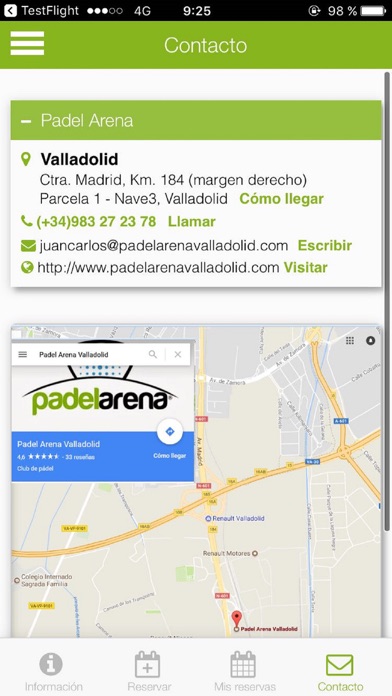 Padel Arena Valladolid screenshot 2