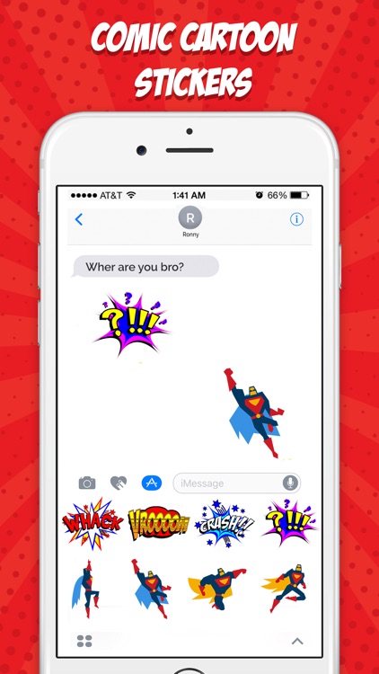 Comic Cartoon Stickers screenshot-3