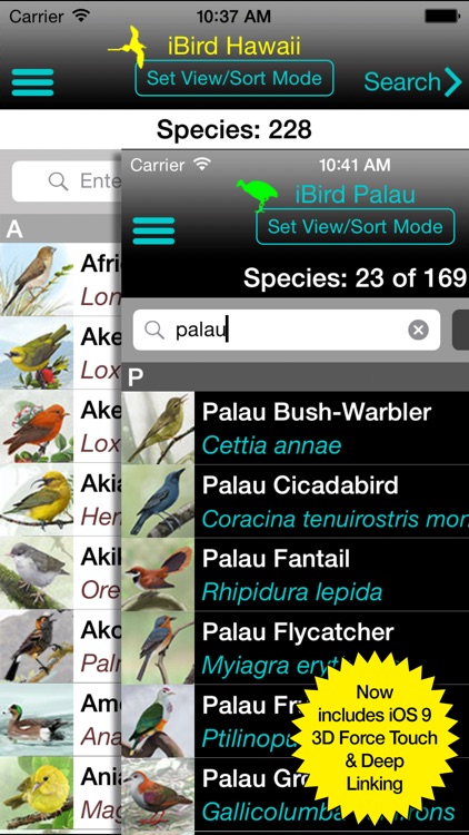 iBird Hawaii & Palau Guide