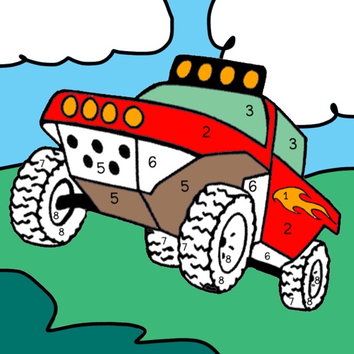 Coloring Games For Truck Blaze iOS App