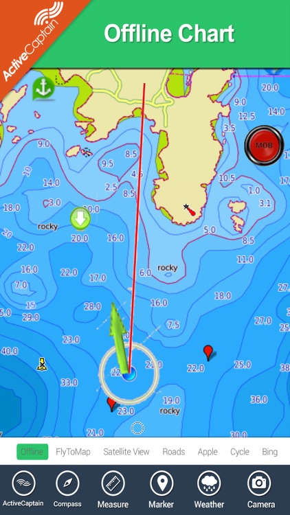 New Caledonia - GPS Map Navigator