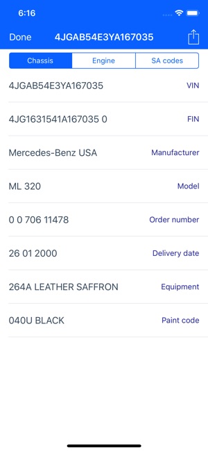 VIN decoder for Mercedes Benz(圖2)-速報App