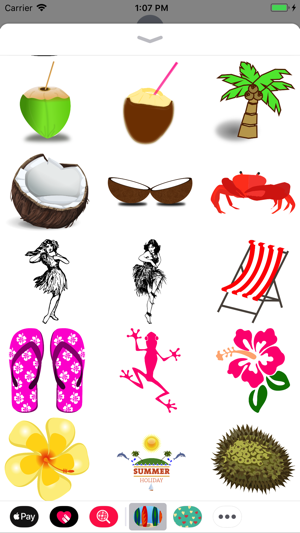 Tropical Beach Day Stickers(圖3)-速報App