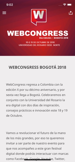 WEBCONGRESS 2018(圖2)-速報App