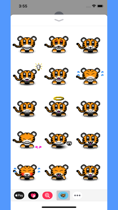 Cuties Anim Stickers - Tiger screenshot 2