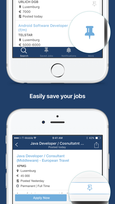 How to cancel & delete jobs.lu – Job Search App from iphone & ipad 3