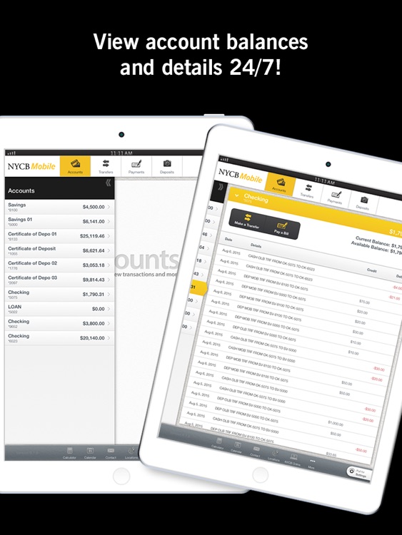 NYCB Mobile® for iPad