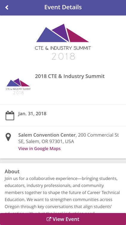 The Summit Events App