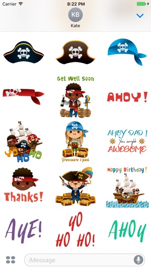 Piratemoji - Pirate Stickers and Emoji(圖4)-速報App