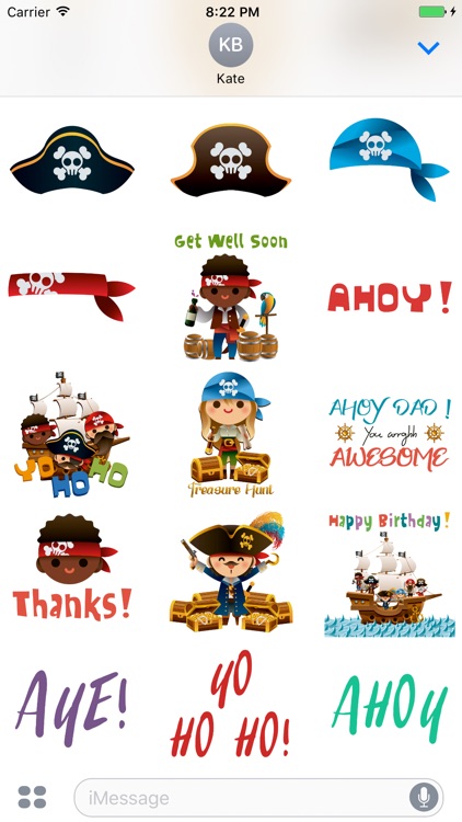 Piratemoji - Pirate Stickers and Emoji screenshot-3