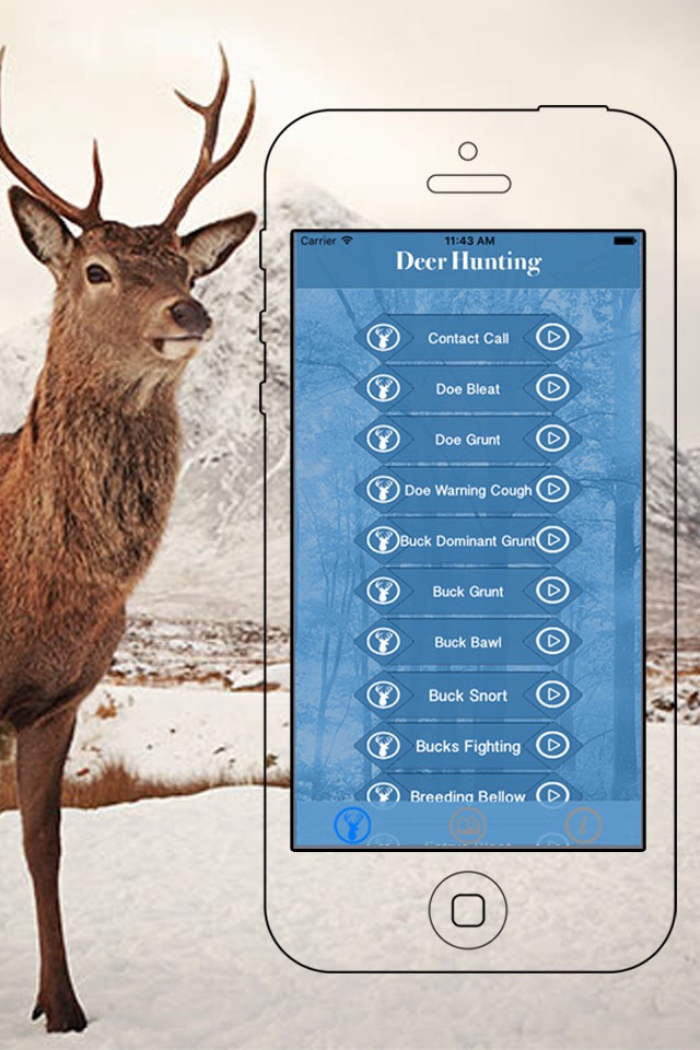 Deer Calls & Sounds lite - Hunter Calls screenshot 2