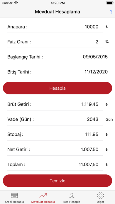 How to cancel & delete Kredi Mevduat Hesaplama from iphone & ipad 3