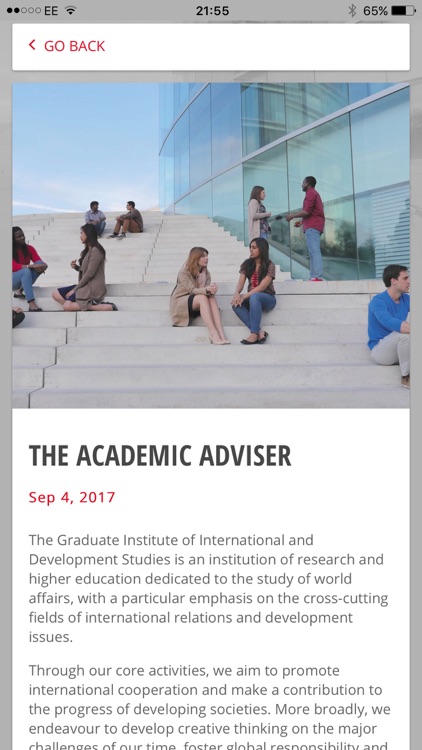 The academic adviser