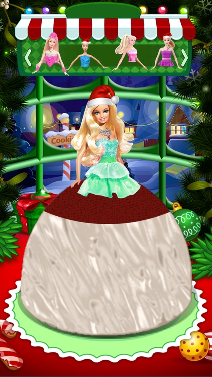 Christmas Doll Cake Maker screenshot-3