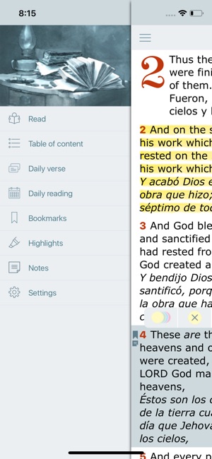 Spanish English Bible - Biblia(圖2)-速報App