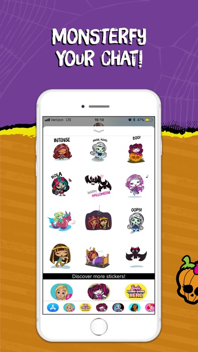 Monster High Fall Fun Stickers screenshot 2