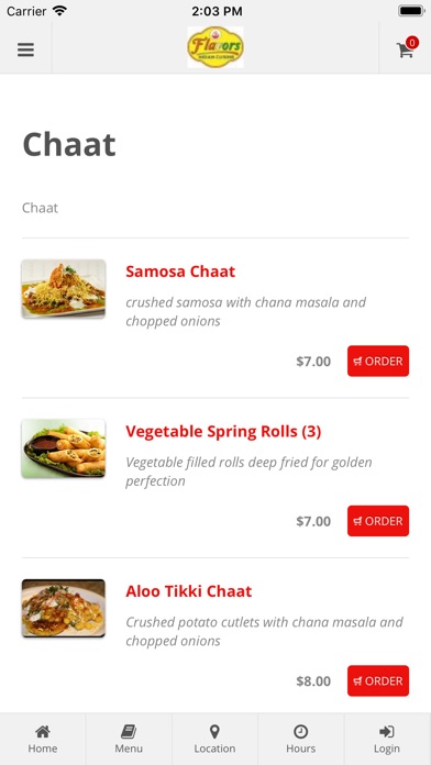 Flavors Indian Cuisine screenshot 2