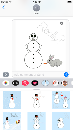 Snowman Tale stickers(圖4)-速報App