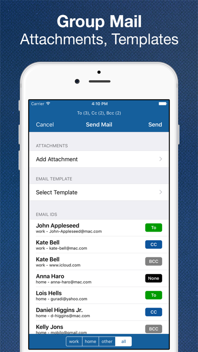 My Groups - Contact Manager, Group Text, Group Mail, Share Contacts Screenshot 3