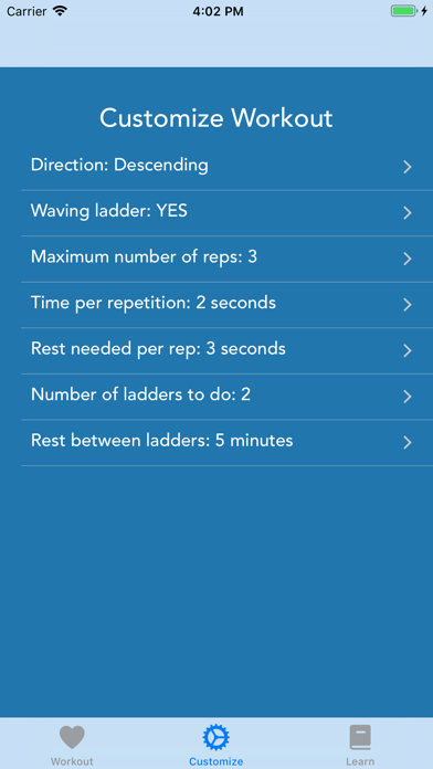 Ladder Workout Timer screenshot 4