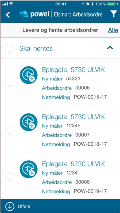 Elsmart Arbeidsordre screenshot 2