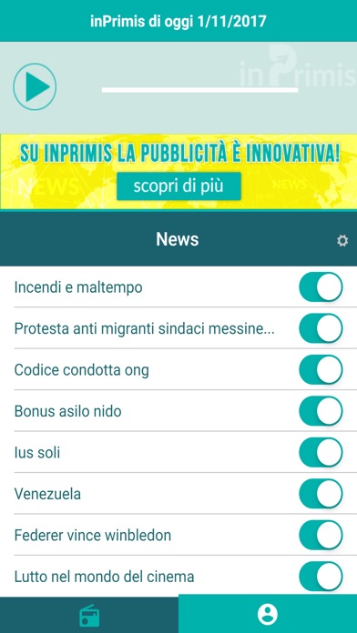 inPrimis notizie screenshot 2