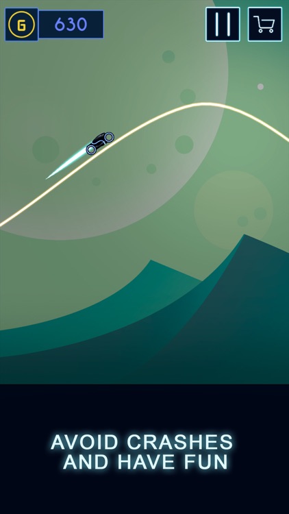 Neon Cycle Rider screenshot-3