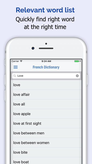 French Dictionary Pro Screenshot 2