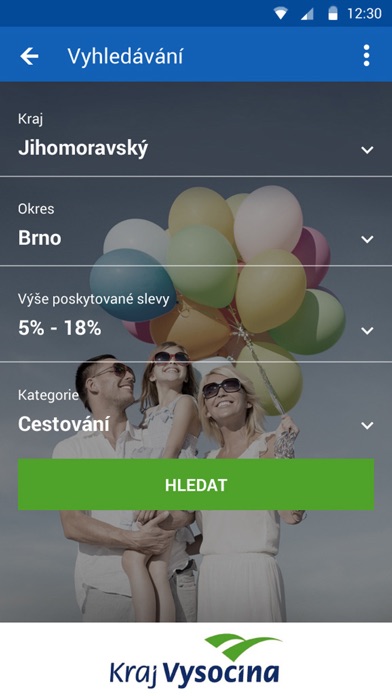 Rodinné pasy kraje Vysočina screenshot 3