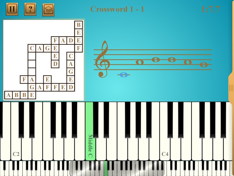 Piano Crossword