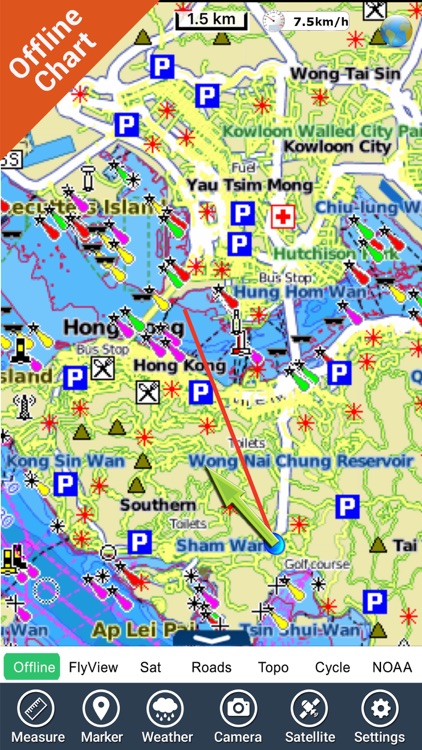 Hong Kong HD GPS Map Navigator