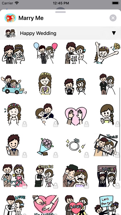 Marry Me Sticker screenshot-6