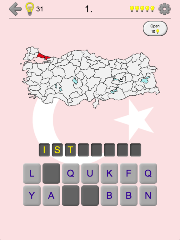 Provinces of Turkey - Quiz Screenshots
