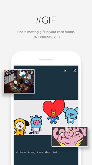 LINE FRIENDS - 桌布 / 動態照片 / 插圖(圖3)-速報App