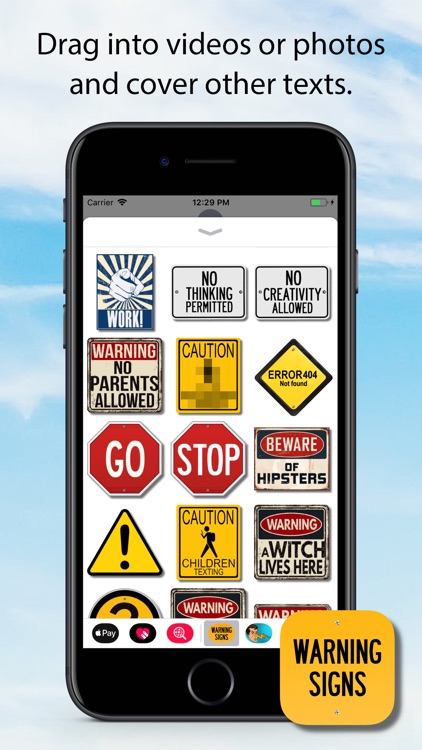 Warning Sign Animated Stickers screenshot-3