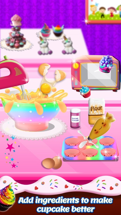 Rainbow Cake Bake Maker Game