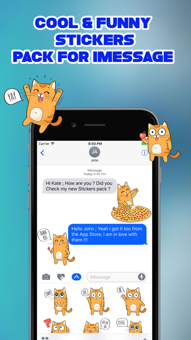 Cleo The Cat Emoji Stickers screenshot 2