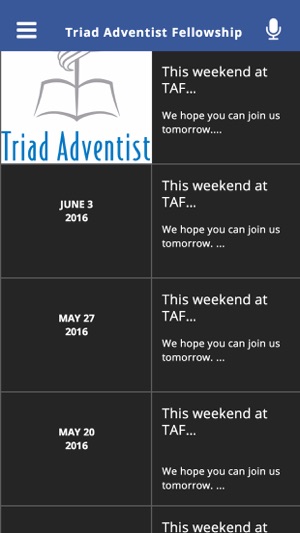 Triad Adventist Fellowship(圖4)-速報App