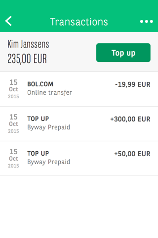 BNP Paribas Fortis Prepaid screenshot 4