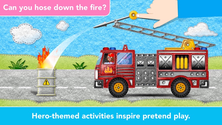 Kids Vehicles Fire Truck games screenshot-5