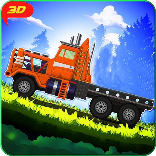 Hilly Cargo Truck 3D icon