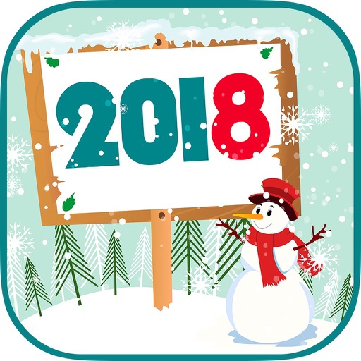 New Year Greting 2018 & Wishes Icon
