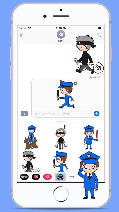 Policeman Funny Stickers screenshot 2