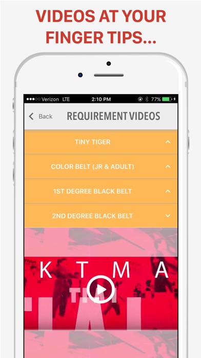 K-TMA Martial Arts School App screenshot 4