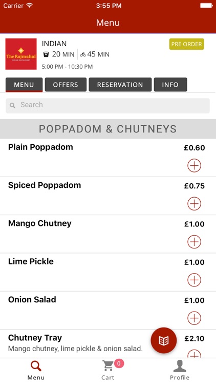 Raj Mahal Indian Restaurant