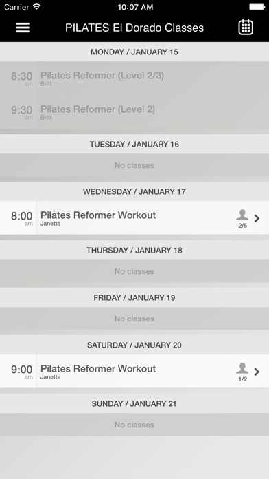 JJ Pilates Studios MARIN & EDH screenshot 3