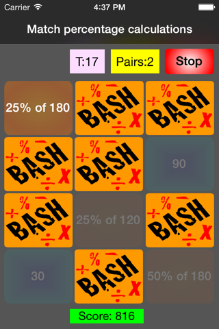 Middle School Math Bash screenshot 3