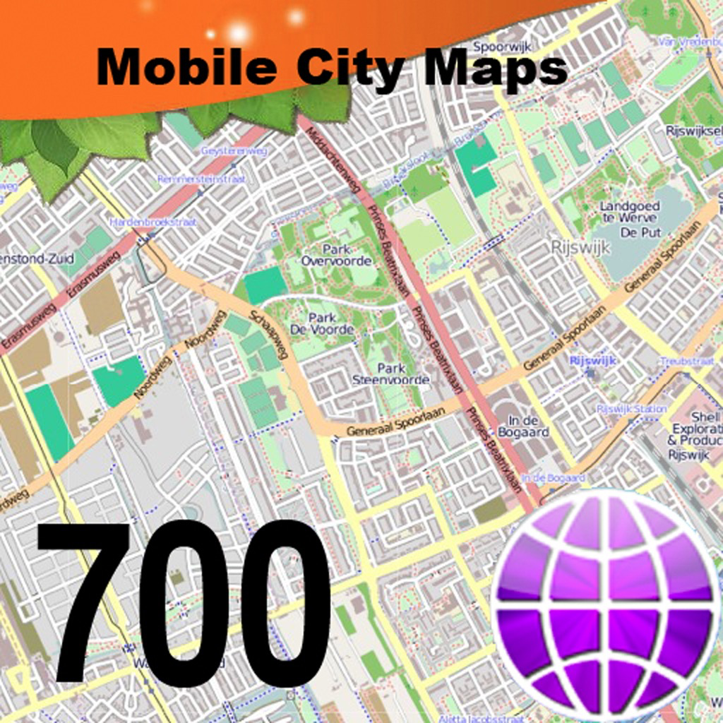 Get 700 City Maps for iOS, iPhone, iPad Aso Report